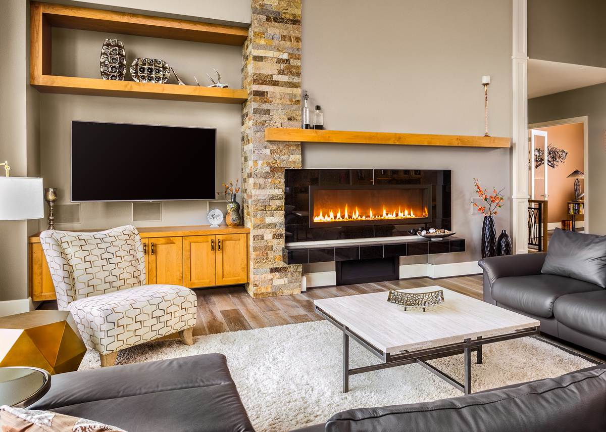 Living Room in Luxury Home